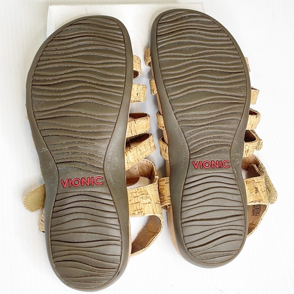 Vionic Harissa Cork Strappy Sandals (8) - Picture 11 of 11